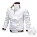 Winter Fleece-Lined Wholesale Men′s Casual Sport Blank Thick Outdoor Casual Jacket with Zipper Fleece